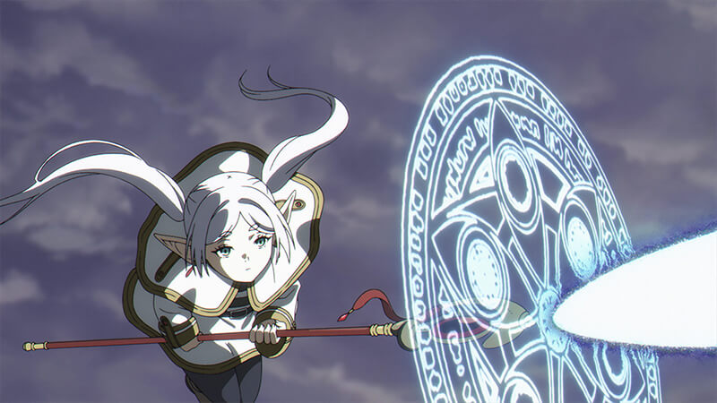 Frieren: Beyond Journey’s End battle scene